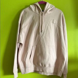 NWT Michael Jordan Light Pink Women's Oversized Hoodie Sweatshirt Size M